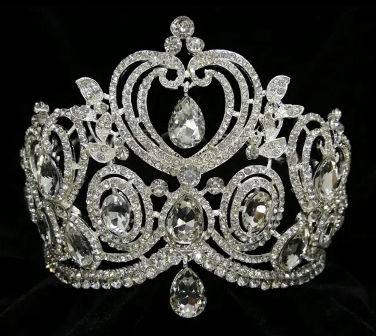 Elegant Birthday Princess Silver Tiara Crown for All Occasions
