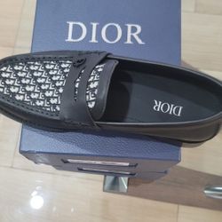 Dior Men's Leather Black Dress Shoes 