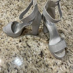 Ankle Strap Shimmering High Heel Sandals
