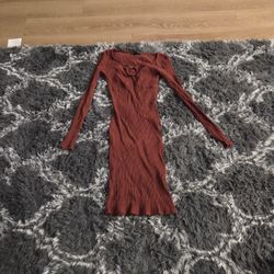 Burgundy Dress