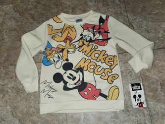 Disney mickey mouse toddler sweater new