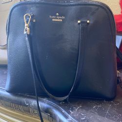 Black Leather Kate Spade Purse