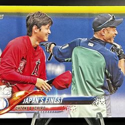 Rookie Card 2018 Shohei Ohtani / Ichiro Topps Update Japans Finest