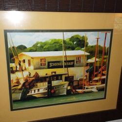 Schooner Wharf  Wall Decor