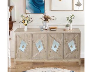 60" Modern Sideboad Buffet Cabinet,