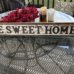 Wood Sign Home Sweet Home