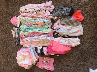 HUGE lot of 0-3 month baby girl clothes