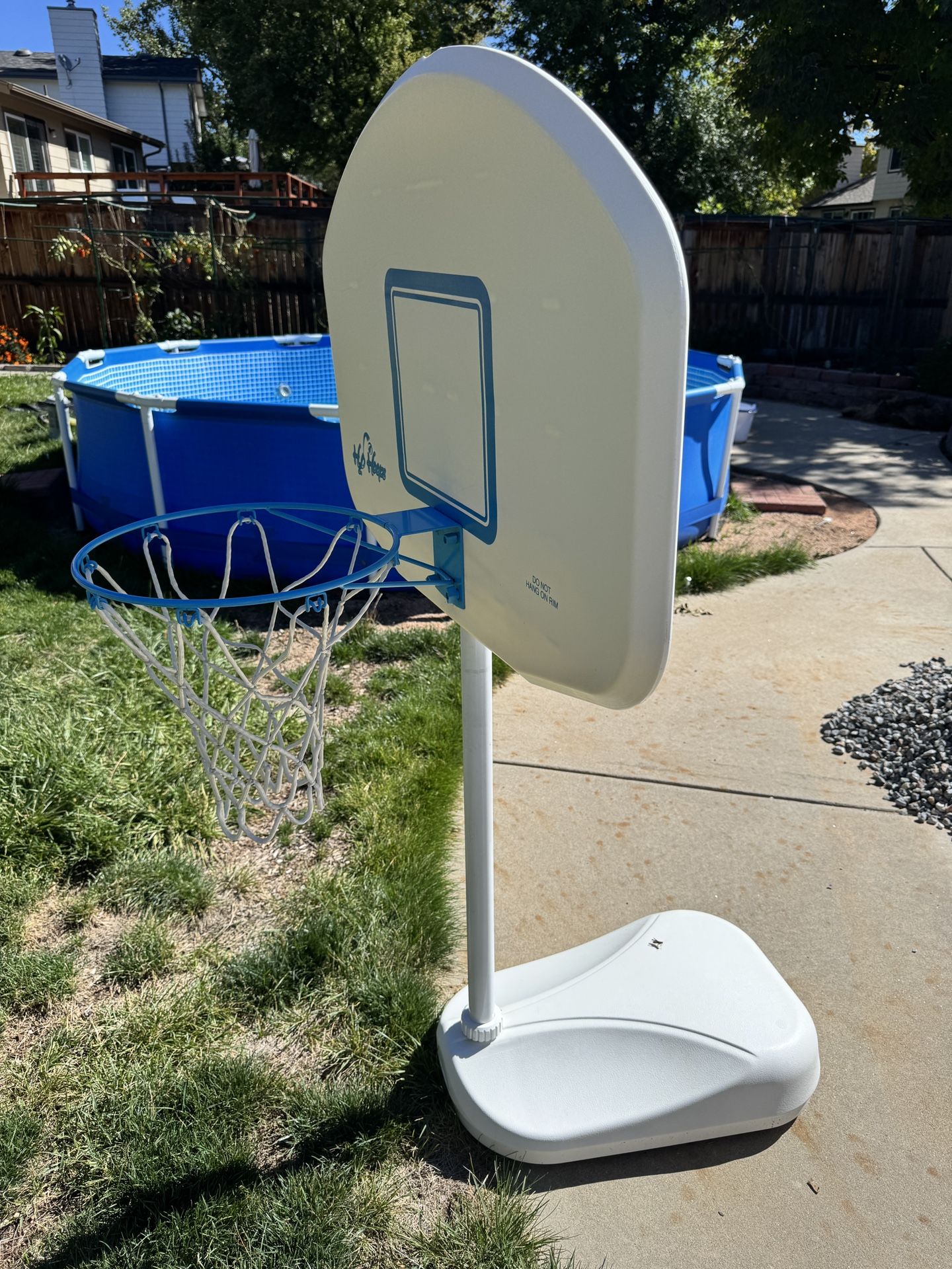 Pool Basketball Hoop With Base