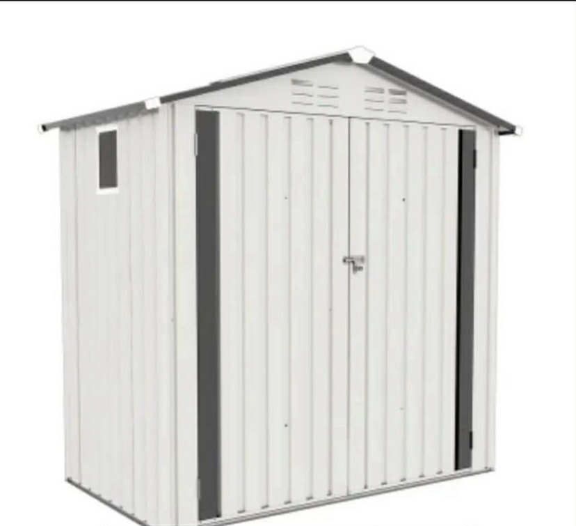6X3.6 FT-  Metal Waterproof Outdoor Storage Shed -