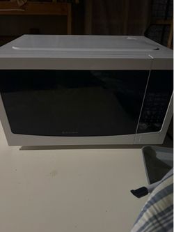 Microwave, table, tv mount