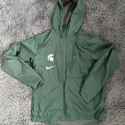 NIKE MICHIGAN STATE SPARTANS JACKET NIKE ELITE OFFICIAL TEAM GEAR NCAA
