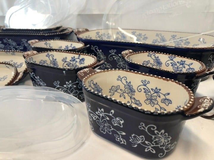 Floral Lace 21-Piece Bakeware Set