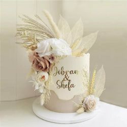 Boho Cake Topper Decoration