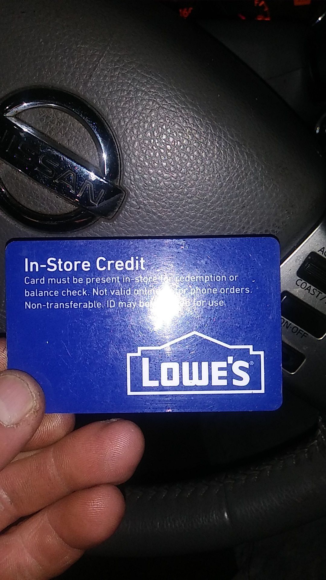 Lowes card