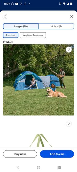 Ozark Trail Large Blue Dome Camping Tent