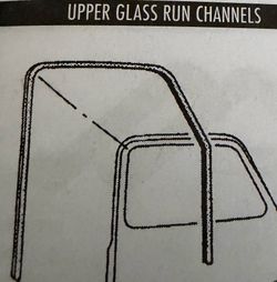 47-53 Chevy truck door felt