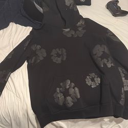 Black Denim tear hoodie