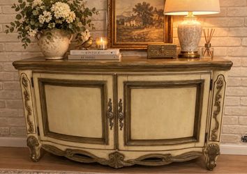 Michael Amini French Provincial wooden credenza /buffet