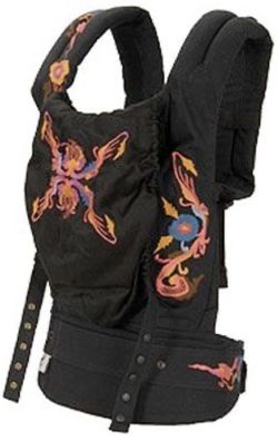  Ergo Baby Original Collection baby carrier with a "Bamboo Forest" embroidered design.