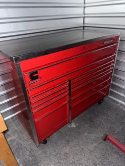 Snap-on KRL1022APBO Red Tool Box w/stainless steel top