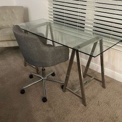 Glass Desk