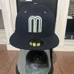 Mexico Navy Blue New Era Fitted Hat