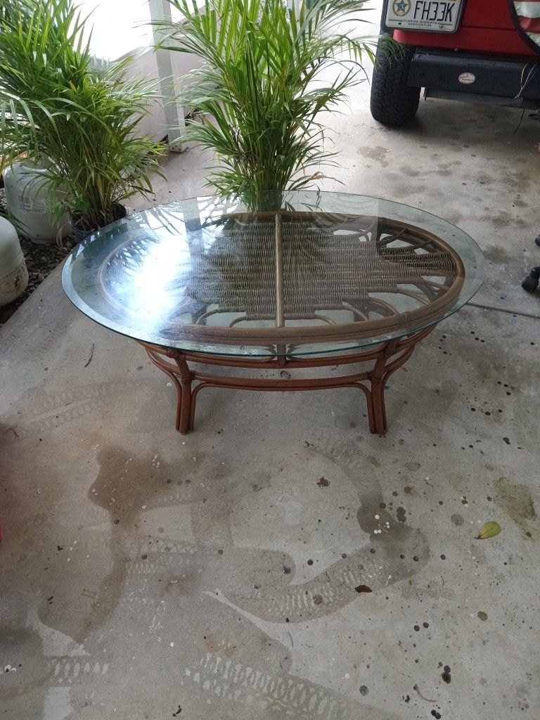 Ratan Coffee Table