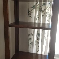 All Wood, Shelves,  Set Of 2, GOOD CONDITION 