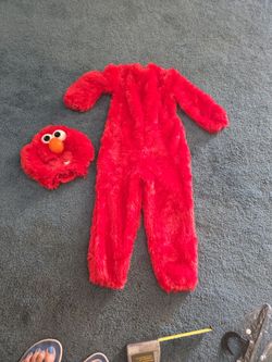 ELMO COSTUME SZ MEDIUM 3T-4T SEE DESCRIPTION