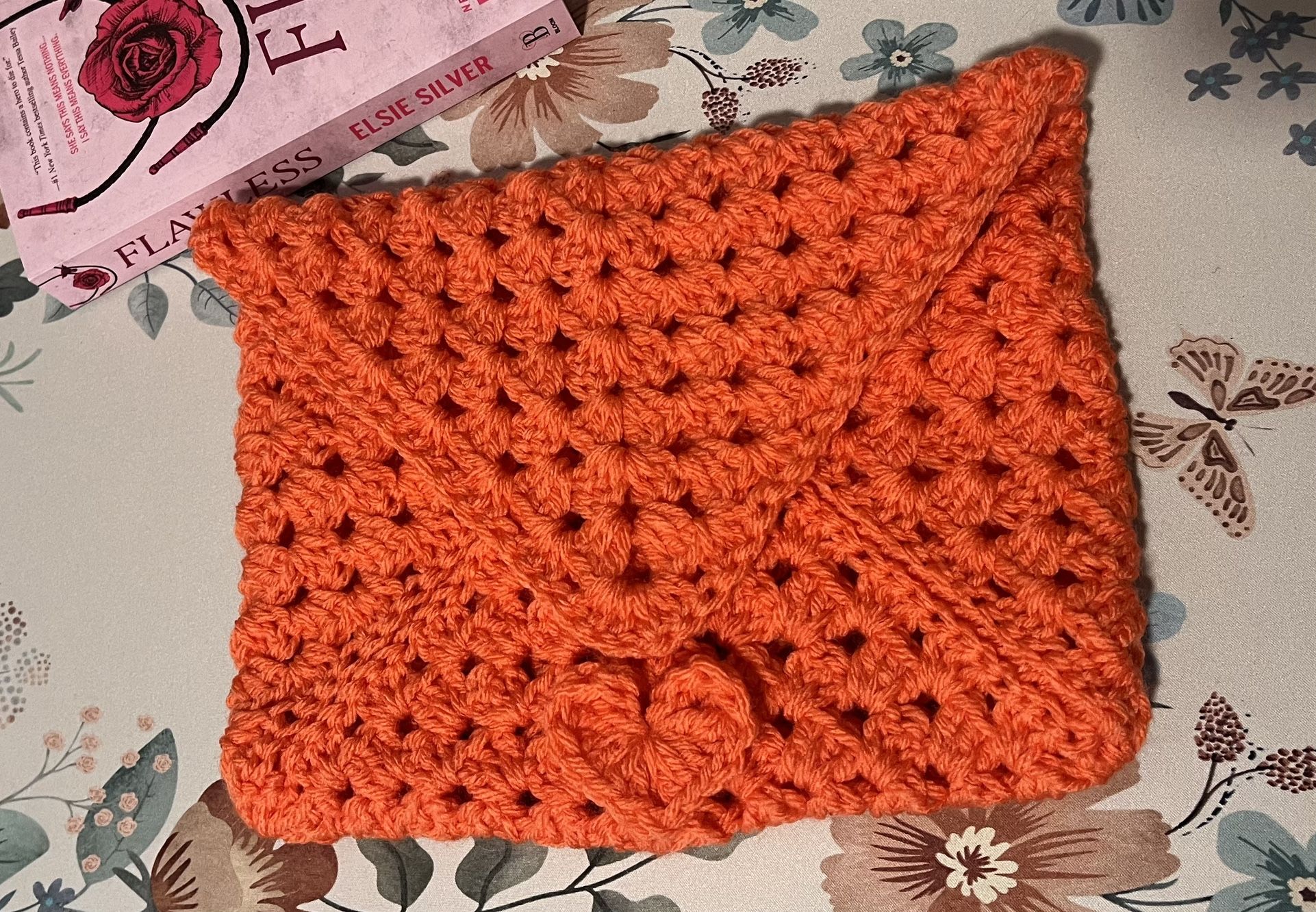 Crochet Book Cover