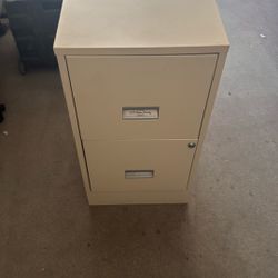 Two drawer filing cabinet, no dents