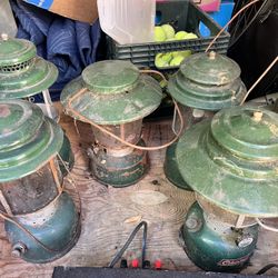 5 Gas Lanterns 