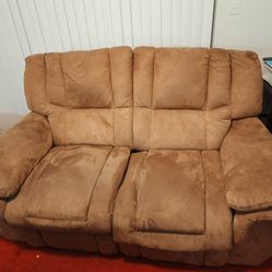 2 Recliner Sofas Couch