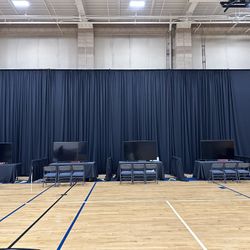 Black Pipe And Draping Trade shows 