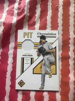 Chris Archer Chronicles 2019 Panini