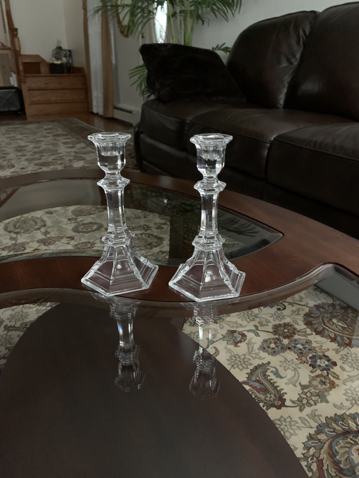 Glass Candle Stands