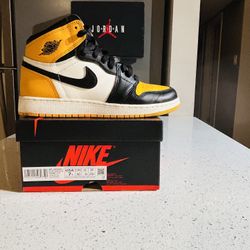 Jordan 1 Taxi Size 7y GS used 