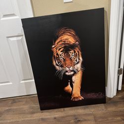 Exotic Tiger Canvas Painting 