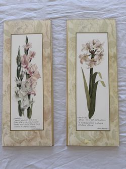 Two Vintage wall decor