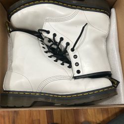White Doc Martin Boots