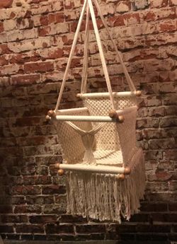 Bohemian Crotchet Baby Swing