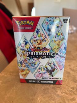 Pokemon Prismatic Evolutions (6 packs) Booster Bundle SEALED
