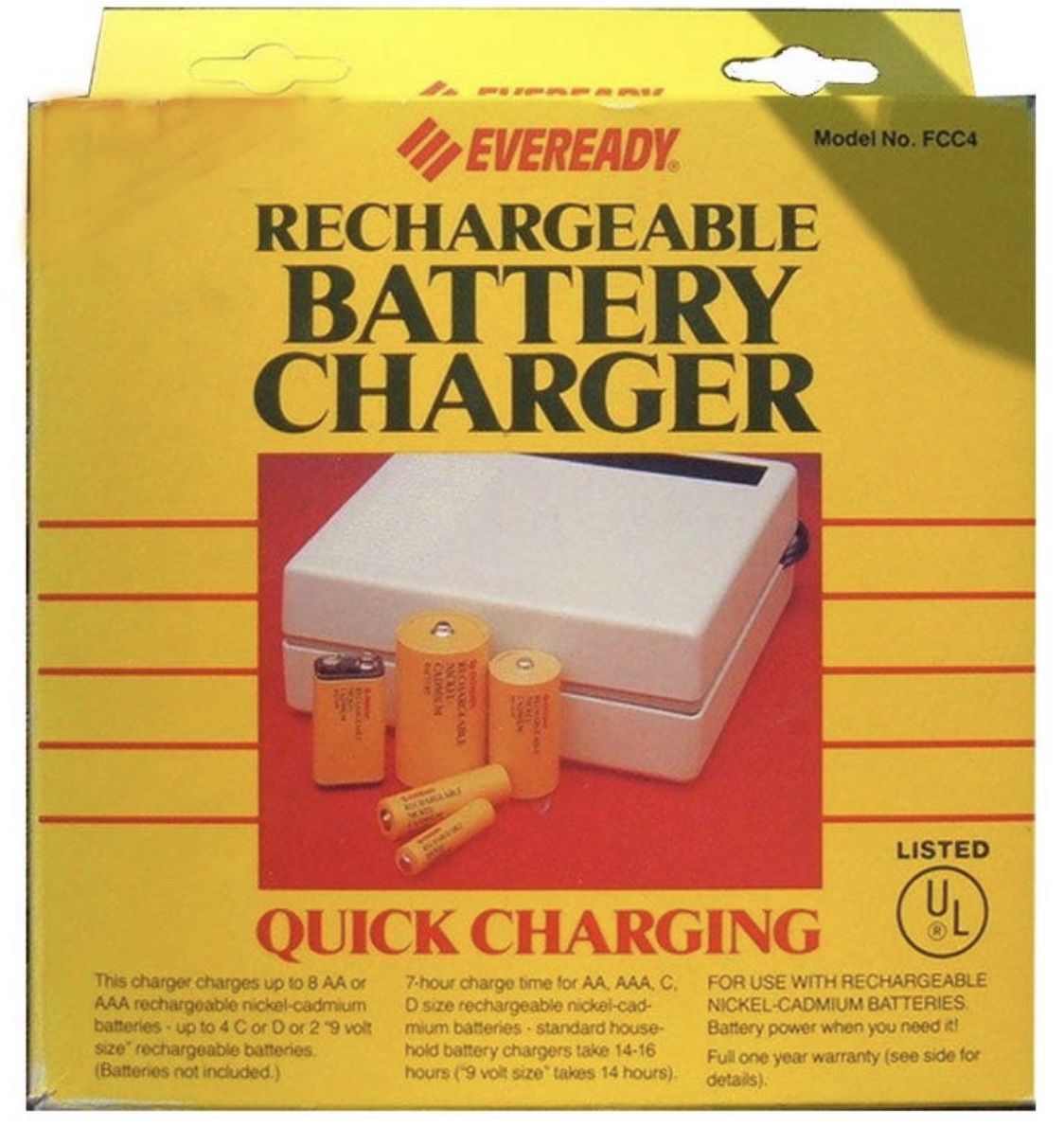 Everready Rechargeable Battery Charger