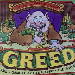 Greed Board Game New Open Box 
