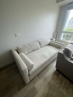 Crate and Barrel 88” sofa