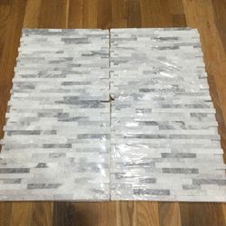 Alaska Fireplace Backsplash Marble Mosaic