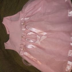 Little Girls Pretty Pink Dress 24m