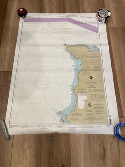 NOAA Nautical Chart 18485 for Cape Flattery, Washington 42” x 32”
