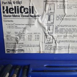 Helicoil Master Metric Thread Repair Kit