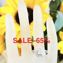 Diamond Engagement Ring 1.18 Carats Natural 💎 NEW  ❤️ DAYSALE-65% Appraisal Is From When Gold Was Below $2000 Now Gold IS ABOVE  $4000 See Appraisal 